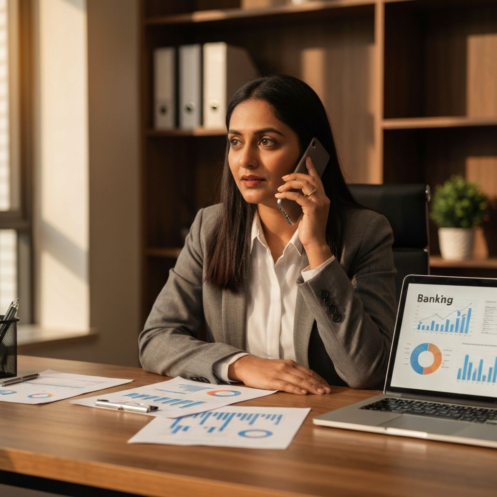 Banking support professional on call
